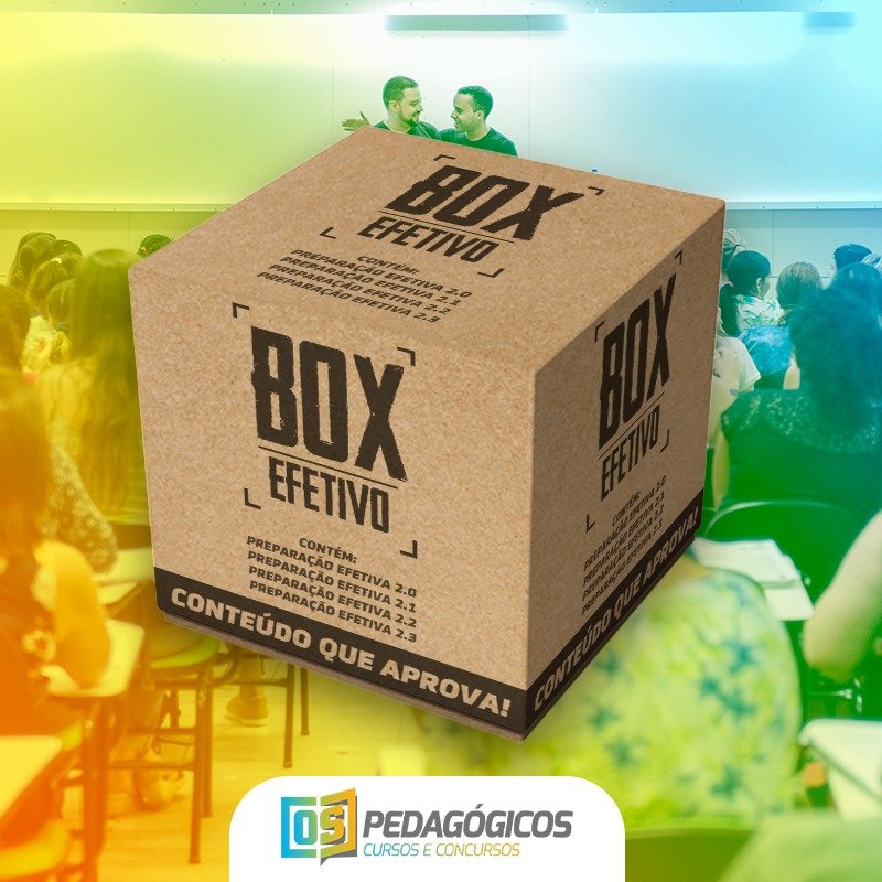 SEDF | Box Efetivo - Conteúdo que aprova