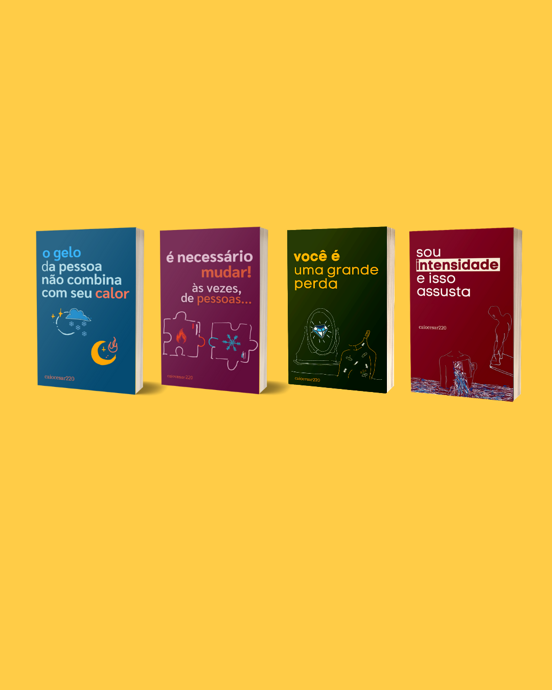 "Conquiste Relacionamentos Verdadeiros com o Combo de Livros de Caio Cesar" Curso diário - DIcas