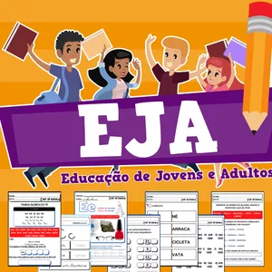 KIT ALFABETIZAÇÃO EJA de J.A Bertotto – O Material Completo para Alfabetização de Jovens e Adultos 1 KIT ALFABETIZAÇÃO EJA de J.A Bertotto – O Material Completo para Alfabetização de Jovens e Adultos Curso diário - DIcas