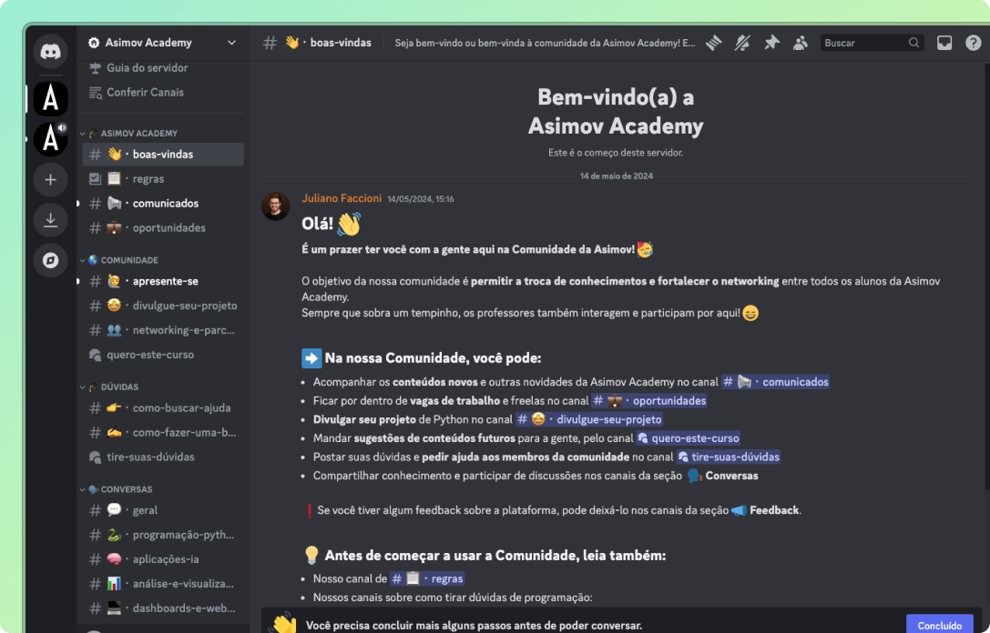 Asimov Academy Cursos Online: Transforme Sua Carreira em Python e IA 1 Asimov Academy Cursos Online: Transforme Sua Carreira em Python e IA Curso diário - DIcas