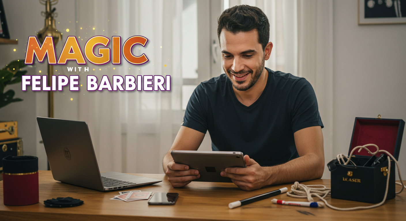 Felipe Barbieri YouTube: o curso Mágica Profissional com Baralho + Objetos funciona e vale a pena? Curso diário - DIcas