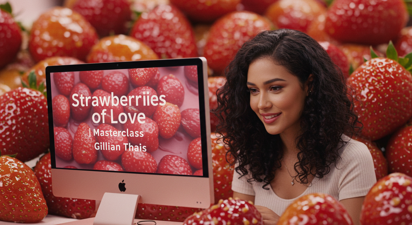 Morangos Caramelizados Corporativos com o Curso Morango do Amor Gillian Thais Curso diário - DIcas