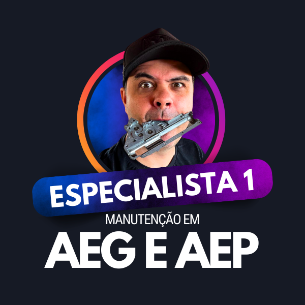 Curso Manutenção Completa em Airsoft (AEGS e AEPS) com JACK da NCP: Formação Profissional em Armeiro Airsoft Curso diário - DIcas