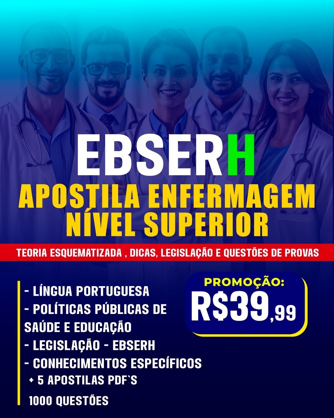 Download Apostila Nível Superior Enfermagem EBSERH 2025 PDF – Como Baixar com Segurança e Acesso Imediato 1 Download Apostila Nível Superior Enfermagem EBSERH 2025 PDF – Como Baixar com Segurança e Acesso Imediato Curso diário - DIcas