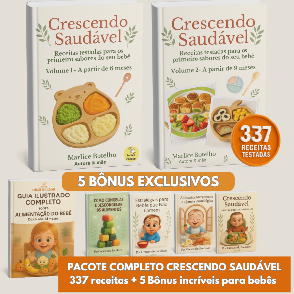 Ebook Crescendo Saudável é bom mesmo para bebês a partir de 6 meses? Curso diário - DIcas